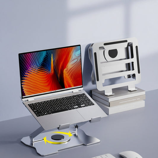 Laptop Stand Bracket Heightening Cooling Rack Gaming Notebook Metal Rack 360-Degree Rotatable Adjustable Rack