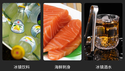 Cross-Border Commercial 304 Stainless Steel Ice Cubes Food Grade Quick-Frozen Ice Tartar Set Whiskey Iced Weishi Ice Cubes