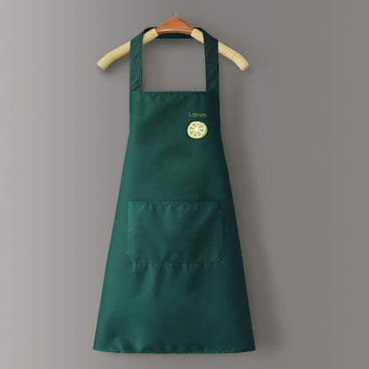 Logo advertising custom apron waterproof and oil-proof pvc kitchen cooking custom waist household a wholesale