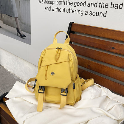 2026 Summer Workwear Style Simple Student School Bag Fashionable Oxford Cloth Backpack Outdoor Leisure Travel Backpack