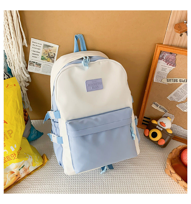 New Front Pieces Detachable Double Backache Bag Girl's Backpack Large Capacity Transparent Baby Bag Multifunctional Student Schoolbag