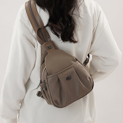 Outdoor Travel Backpack Women's New Chest Bag Lightweight Commuting Crossbody Bag Sports Mountain Climbing Multifunctional Small Backpack