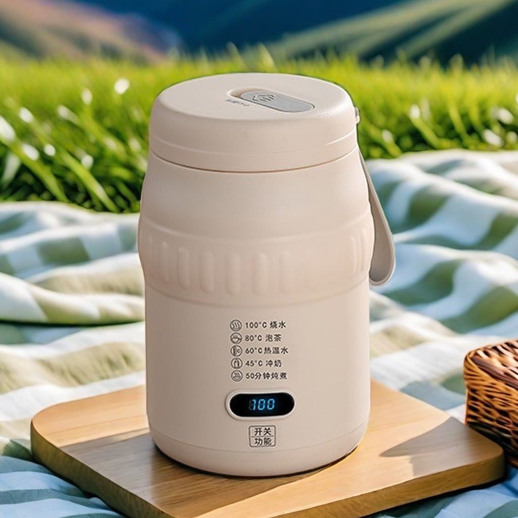 Travel Car Kettle Burning Water Cup Portable Kettle Small Constant Temperature Pot Electric Water Cup Heating Thermos Cup