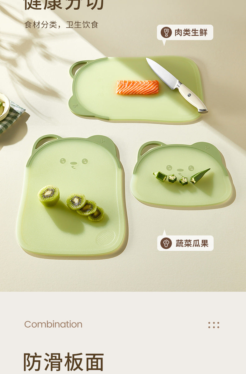 Cutting Board for Home Kitchen, Cartoon Cutting Board, Special Baby Food Supplement, Fruit Cutting, Cute Bear Cutting Board