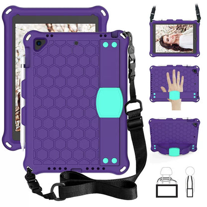 Applicable ipad10.2 inch protective case silicone mini5 drop-resistant iPad9.7 handheld air3 full cover air4
