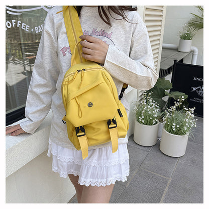 2026 Summer Workwear Style Simple Student School Bag Fashionable Oxford Cloth Backpack Outdoor Leisure Travel Backpack