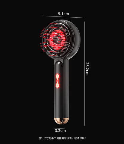 Electric EMS multi-function massage comb laser hair growth instrument scalp massager medicine comb comb hair red comb