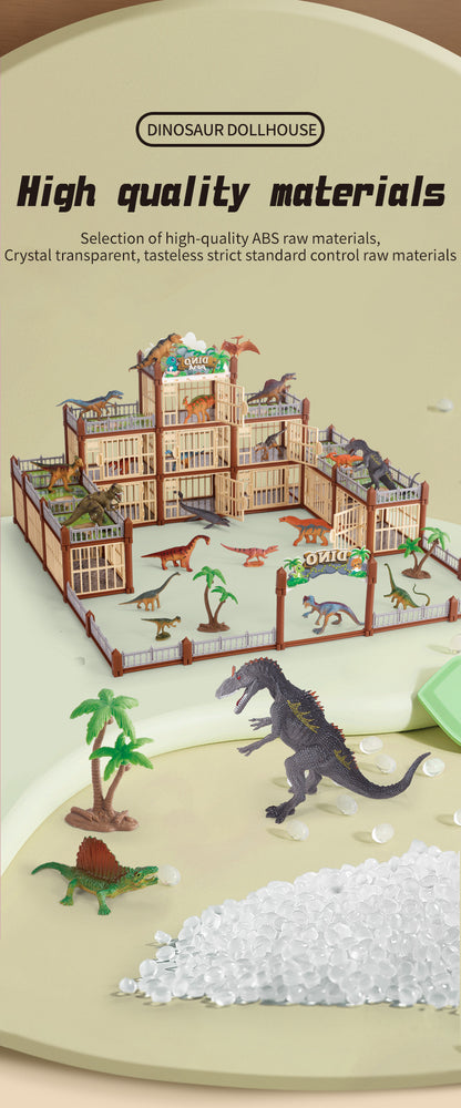 New DIY Dinosaur Park Model Children's Simulated Animal Toys Boys Educational Assembly Model Toys Birthday Gifts