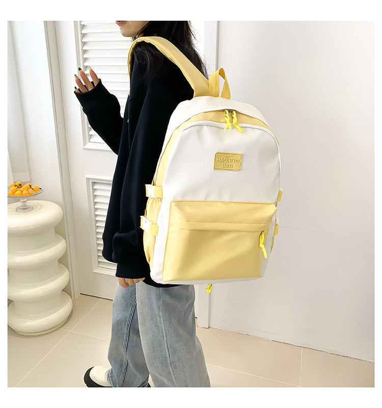 New Front Pieces Detachable Double Backache Bag Girl's Backpack Large Capacity Transparent Baby Bag Multifunctional Student Schoolbag