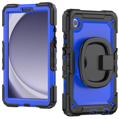 Applicable to Samsung Tab A9 silicone + PC protective case 8.7-inch rotating bracelet X115 multi-functional drop-resistant tablet case