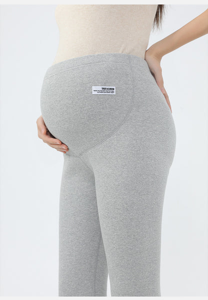 Maternity Leggings Autumn and Winter 2024 New Maternity Pants Winter Outer Wear Plus Cashmere Warm Cotton Pants