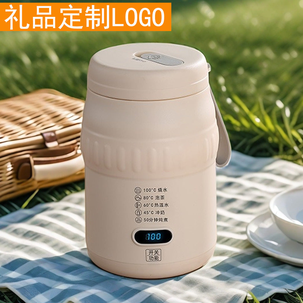 Travel Car Kettle Burning Water Cup Portable Kettle Small Constant Temperature Pot Electric Water Cup Heating Thermos Cup