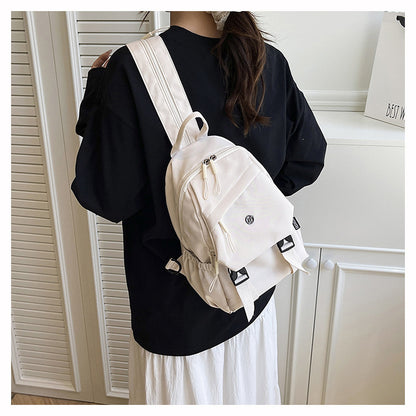 2026 Summer Workwear Style Simple Student School Bag Fashionable Oxford Cloth Backpack Outdoor Leisure Travel Backpack