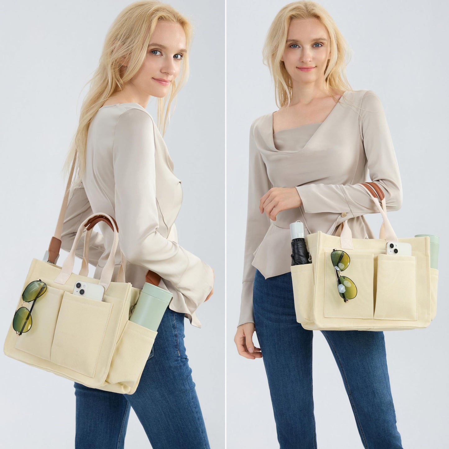 New Women's Large Canvas Handbag Laptop Crossbody Bag Mummy Bag Daily Bag Handbag