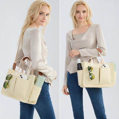 New Women's Large Canvas Handbag Laptop Crossbody Bag Mummy Bag Daily Bag Handbag