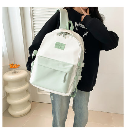 New Front Pieces Detachable Double Backache Bag Girl's Backpack Large Capacity Transparent Baby Bag Multifunctional Student Schoolbag