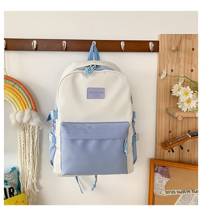 New Front Pieces Detachable Double Backache Bag Girl's Backpack Large Capacity Transparent Baby Bag Multifunctional Student Schoolbag