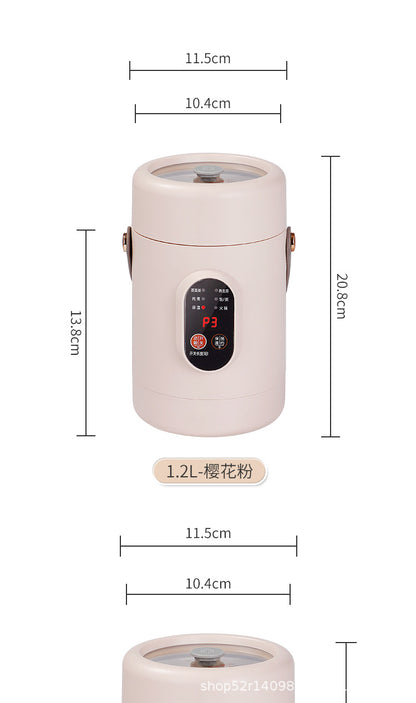 Mini Electric Rice Cooker Smart Small Electric Cooker Portable Small Electric Cooker Office Porridge Soup Non-stick Cooker Gift