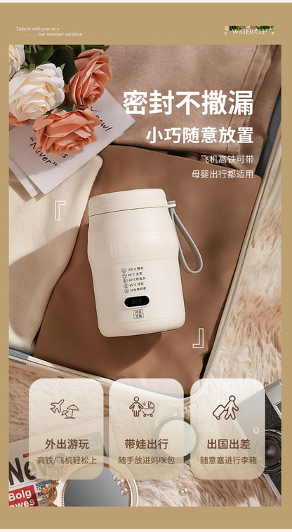 Travel Car Kettle Burning Water Cup Portable Kettle Small Constant Temperature Pot Electric Water Cup Heating Thermos Cup
