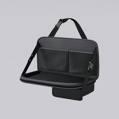 Car Seat Back Storage Bag Leather Tablet Holder Storage Box Dining Table Car Seat Back Hanging Bag