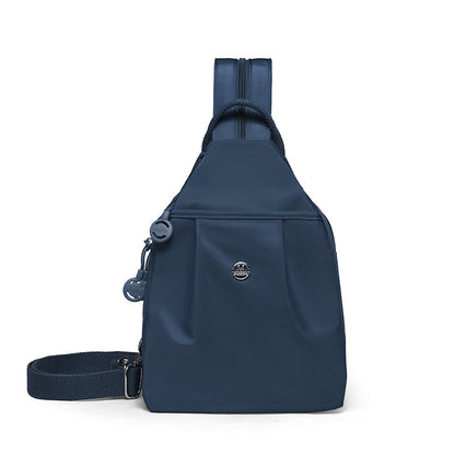 Niche High-End Mini Backpack, New Style, Simple and Versatile, Anti-Theft Women's Chest Bag, Fashionable and Lightweight Women's Bag