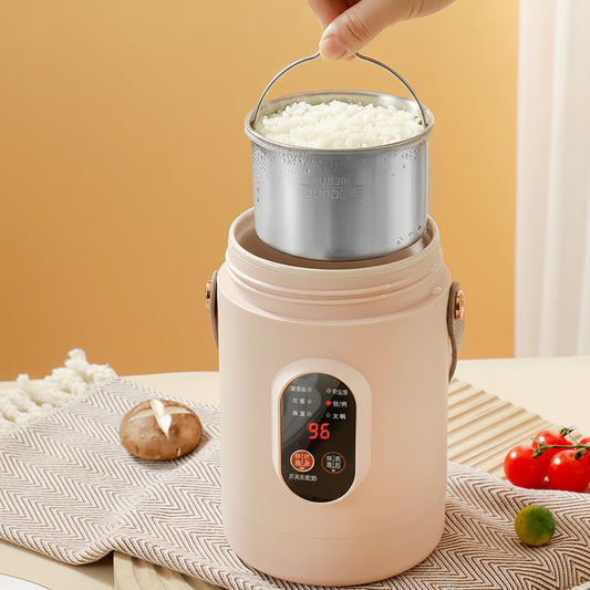 Mini Electric Rice Cooker Smart Small Electric Cooker Portable Small Electric Cooker Office Porridge Soup Non-stick Cooker Gift for baby