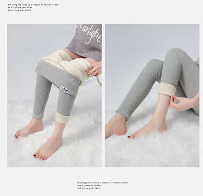 Maternity Leggings Autumn and Winter 2024 New Maternity Pants Winter Outer Wear Plus Cashmere Warm Cotton Pants
