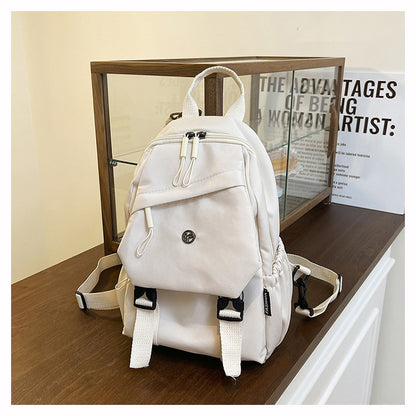 2026 Summer Workwear Style Simple Student School Bag Fashionable Oxford Cloth Backpack Outdoor Leisure Travel Backpack