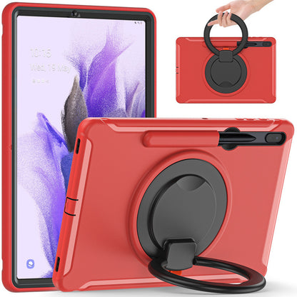 Suitable for Samsung Tab S7 S8 silicone drop-resistant tablet case PC bracelet rotating bracket S7Plus protective case
