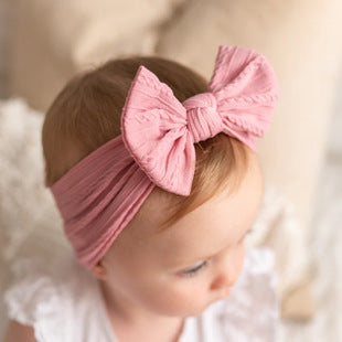 European and American New Halloween Children's Hair Band Pumpkin Head Printed Bow Baby Hair Accessories Baby Headscarf