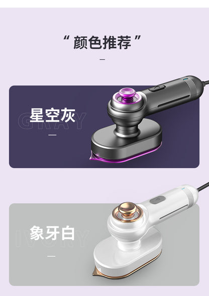 Household small mini portable wet and dry dual-use rotary folding atomizing steam electric ironing and ironing machine