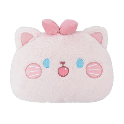 Cartoon car headrest neck pillow bear car sedentary not tired waist pillow four seasons universal car pillow