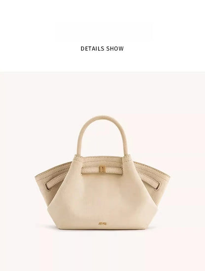 Women's Dumpling Bag Large Capacity Tote Bag Casual Shoulder Handbag 2026 New Fashion Solid Color Top-handle Bag for Work Travel