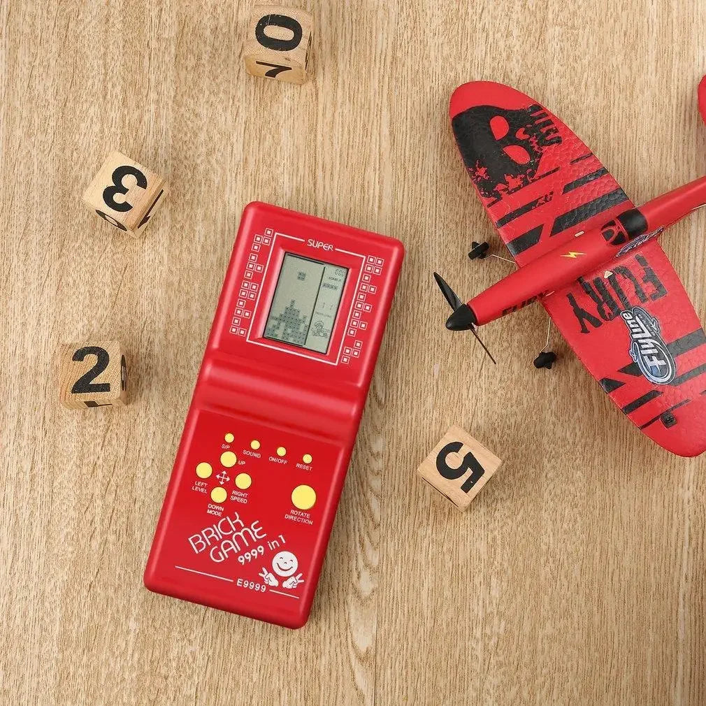 Classic Handheld Game Machine Brick Game Kids Games Machine Toy With Game Music Playback