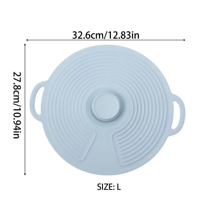 Food Grade Silicone Fresh-keeping Cover Circular Seal Spill-proof Lid Multi-functional High Temperature Resistance and Pot Cover