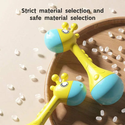 Baby's First Hand Rattle , Baby Educational Toys, Gift For Baby Hand Rattle Plastic, Early Childhood Toys, Soft Sound