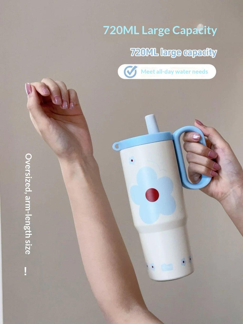 316 Stainless Steel Tumbler Large Capacity Thermal Bottle Double Vacuum Flasks Keep Cold Thermos Cup DIY Gift Mug Coffee Cup