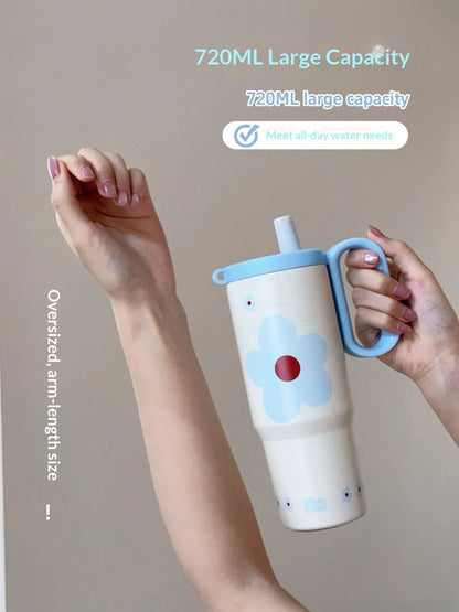 316 Stainless Steel Tumbler Large Capacity Thermal Bottle Double Vacuum Flasks Keep Cold Thermos Cup DIY Gift Mug Coffee Cup