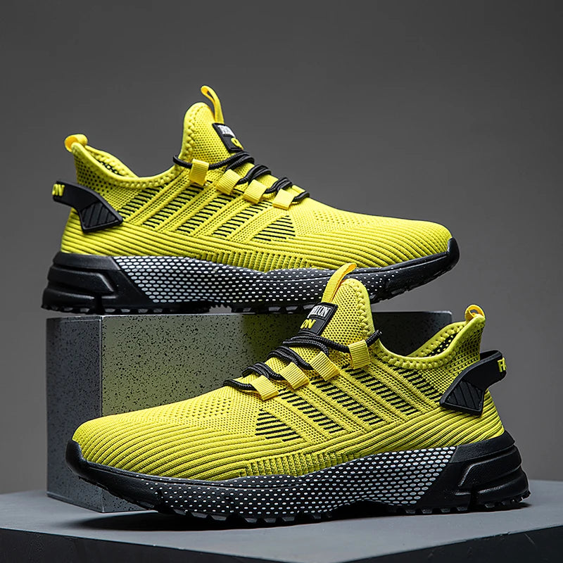 Men's Sneakers Running Shoes for Men Lightweight High Quality Mens Shoes Casual Sneaker Lace-Up Summer Sports Tennis Shoe