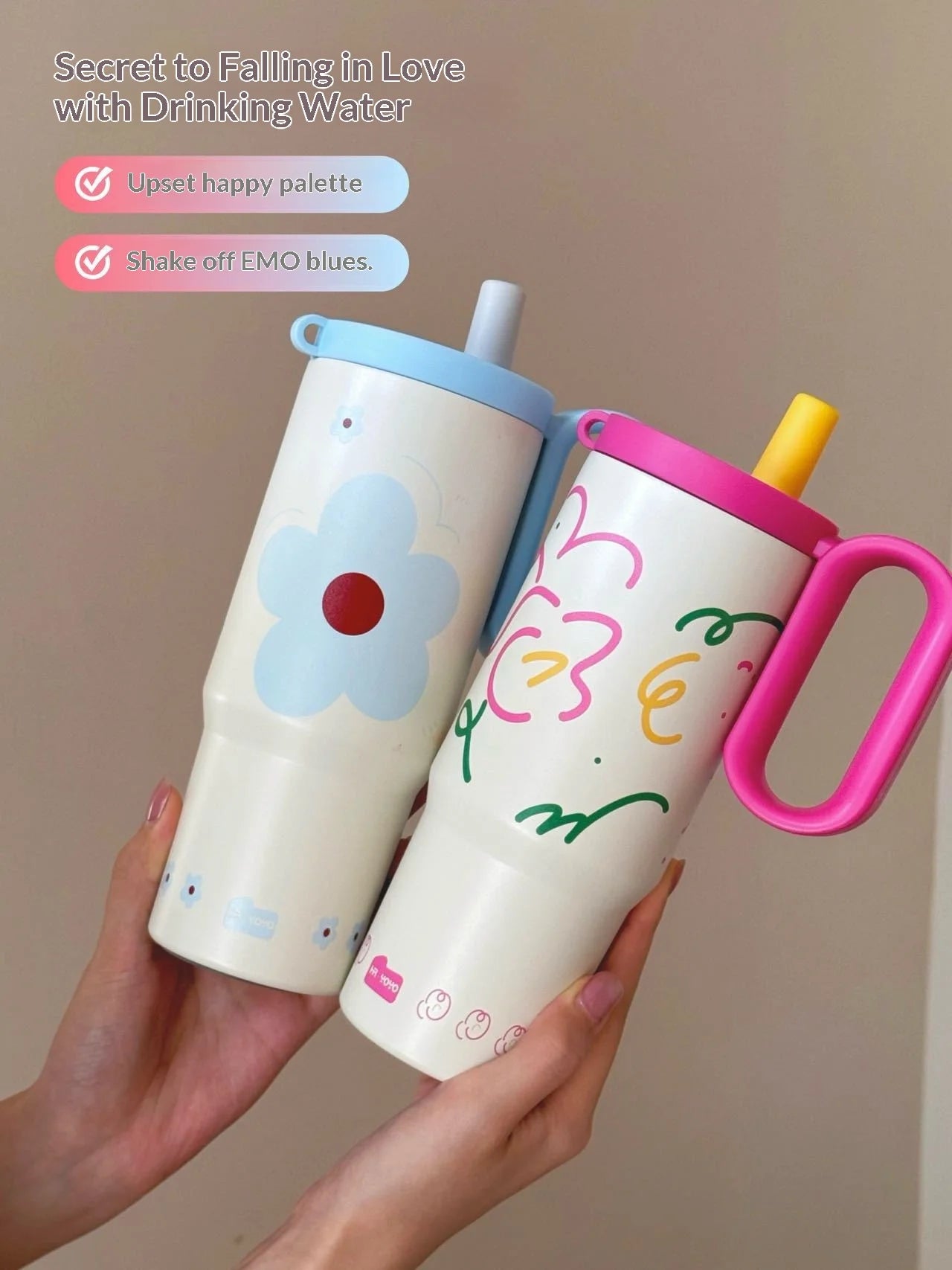 316 Stainless Steel Tumbler Large Capacity Thermal Bottle Double Vacuum Flasks Keep Cold Thermos Cup DIY Gift Mug Coffee Cup