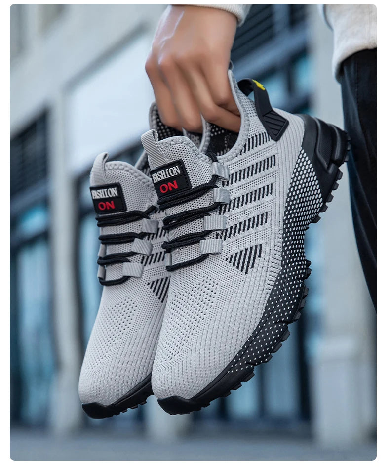 Men's Sneakers Running Shoes for Men Lightweight High Quality Mens Shoes Casual Sneaker Lace-Up Summer Sports Tennis Shoe