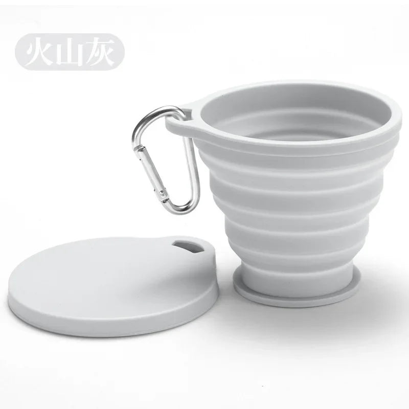 Folding Water Cup Heat-resistant Travel Portable Mouthwash Cup Hotel Toiletries Set Compressed Cup