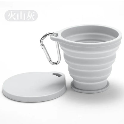 Folding Water Cup Heat-resistant Travel Portable Mouthwash Cup Hotel Toiletries Set Compressed Cup