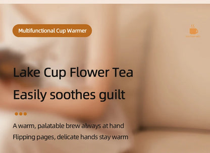 2 in 1 Coffee Mug Warmer Wireless Charger Multi-functional Cup Heating Pad 3 Gear Temperature Warmer Coaster For Milk Tea Water