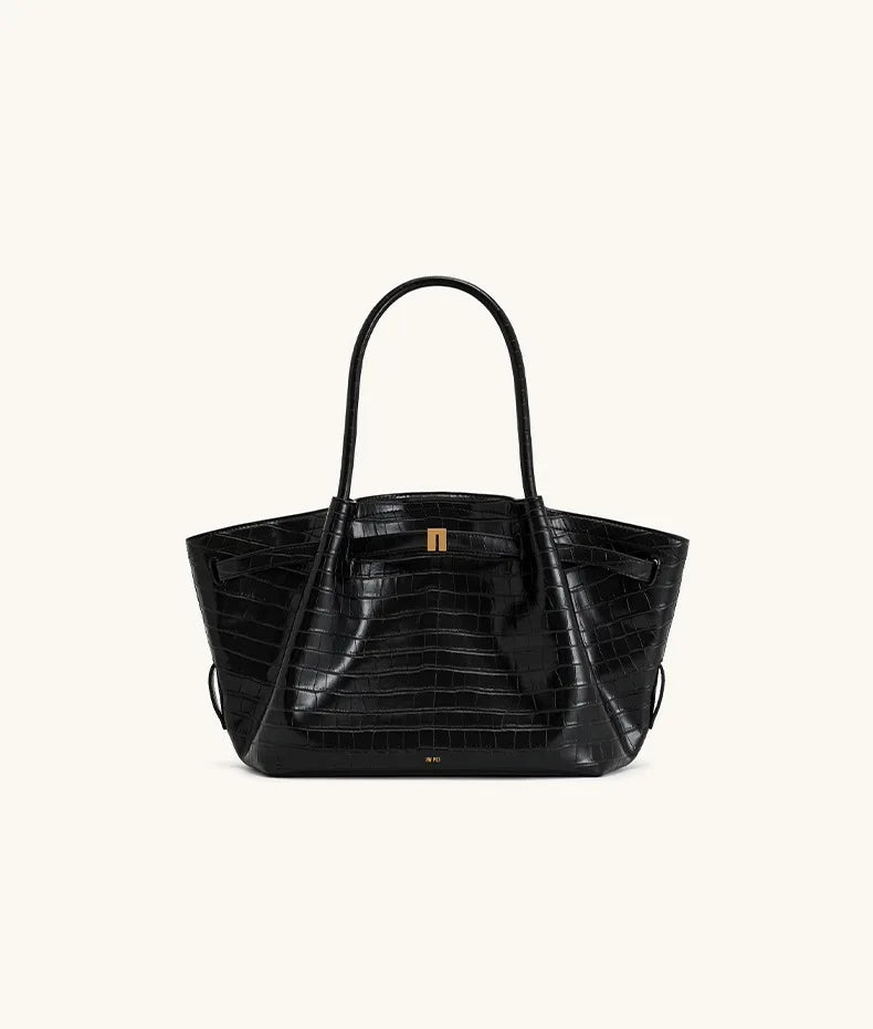 Women's Dumpling Bag Large Capacity Tote Bag Casual Shoulder Handbag 2026 New Fashion Solid Color Top-handle Bag for Work Travel