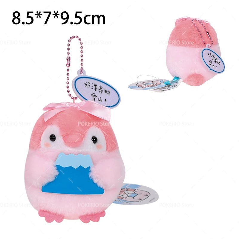22 Styles Cute Penguin Plush Key Ring Tourist Hat Penguin Keychain For Girls Gifts Creative School Bag Keychain