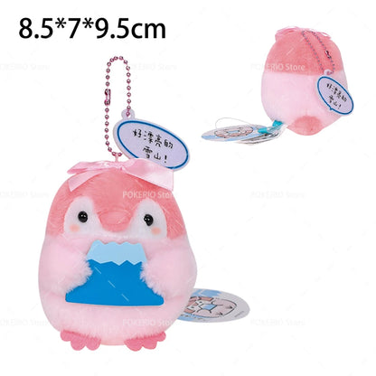 22 Styles Cute Penguin Plush Key Ring Tourist Hat Penguin Keychain For Girls Gifts Creative School Bag Keychain