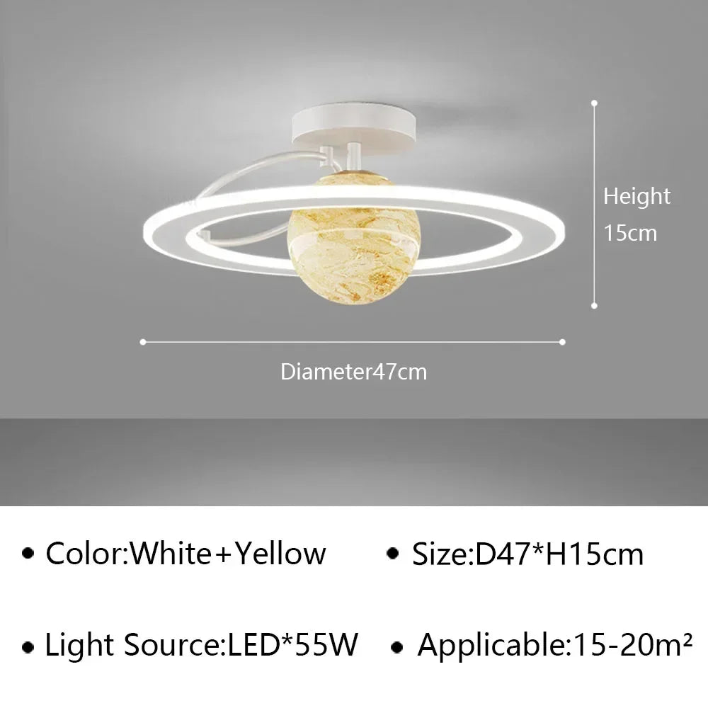 Modern LED Lovely crown star Ceiling Lamp Child Bedroom Living Restaurant Study Home Decoration Indoor Lighting Fixture Lustre