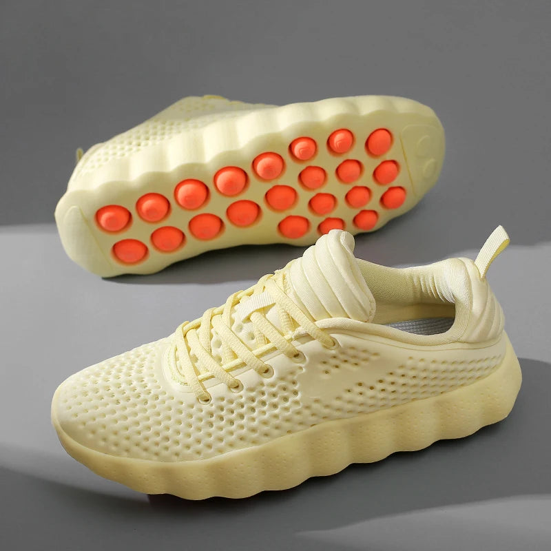 Brand Men Casual Shoes Thick Sole Fashion Sneakers Summer Breathable Male Walking Shoes  Mens Shoes