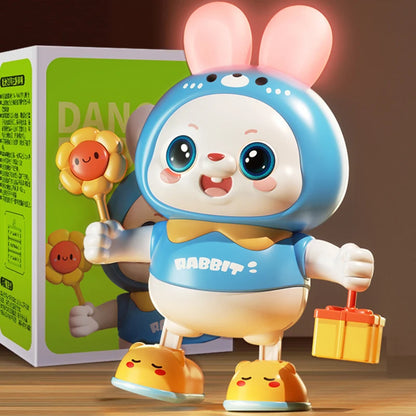 Children Cute Rabbit Electronic Toy Pet With Music Light Animal Game Frog Walking Dance Moving Kid Toys 3 Year Gifts